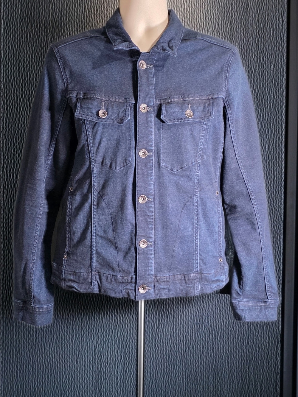 950 William Rast Men's Erwin Denim Jacket - Soft Stretch Indigo - Size M
